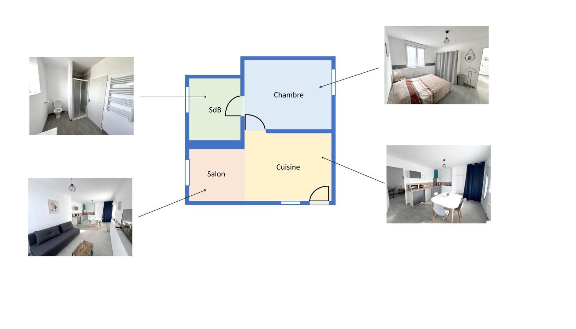 178B - Appartement T2 Tout Confort - Wifi Netflix Le Gond-Pontouvre Bagian luar foto